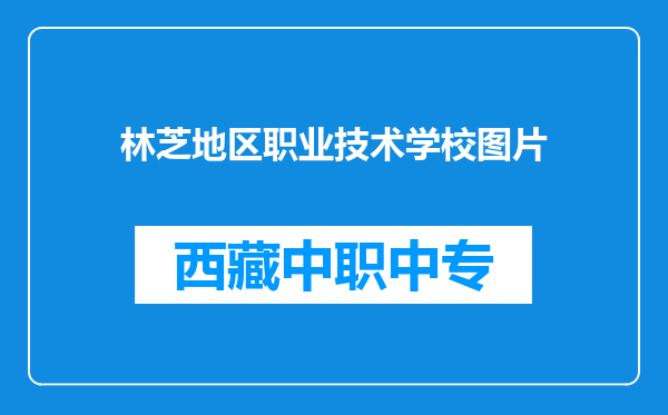 林芝地区职业技术学校图片