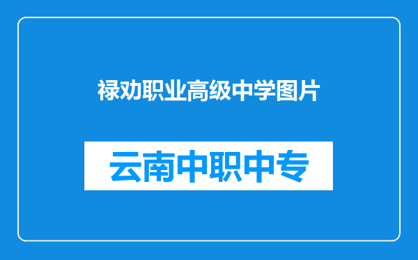 禄劝职业高级中学图片