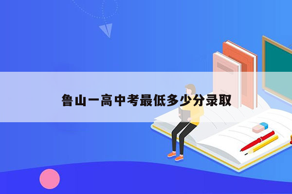 鲁山一高中考最低多少分录取