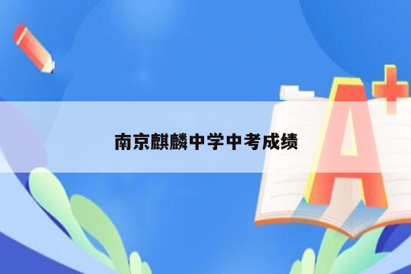 南京麒麟中学中考成绩