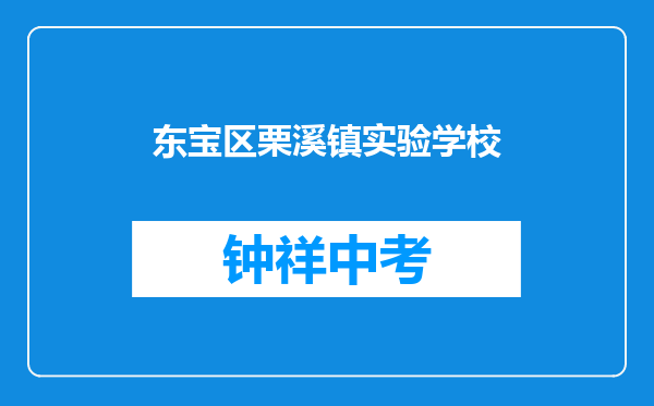 东宝区栗溪镇实验学校和荆门市东宝区栗溪镇实验学校对比哪个好？